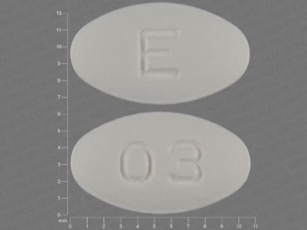 E 03: (10544-190) Carvedilol 12.5 mg Oral Tablet by Preferred Pharmaceuticals, Inc.