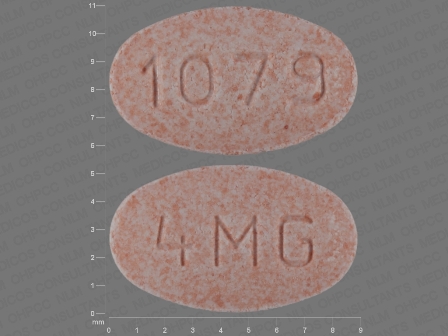 1079 4: (13668-079) Montelukast 4 mg (As Montelukast Sodium 4.2 mg) Chewable Tablet by Pd-rx Pharmaceuticals, Inc.