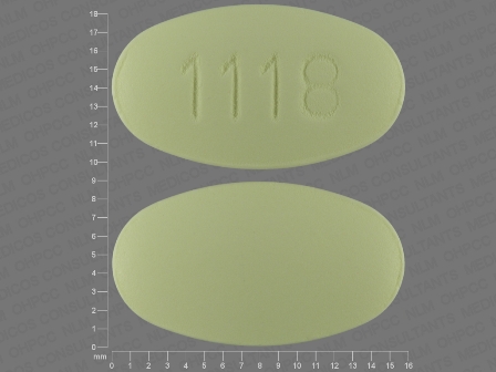 1118: Hctz 25 mg / Losartan Potassium 100 mg Oral Tablet