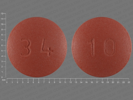 34 10: (13668-134) Felodipine 10 mg 24 Hr Extended Release Tablet by Torrent Pharmaceuticals Limited