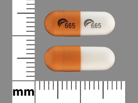 665: Gabapentin 100 mg Oral Capsule