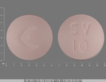 SV 10: (16252-506) Simvastatin 10 mg Oral Tablet by Cobalt Laboratories Inc.