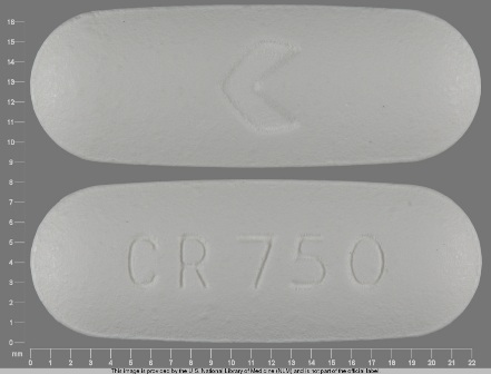 CR 750: (16252-516) Ciprofloxacin 750 mg Oral Tablet, Film Coated by Bryant Ranch Prepack