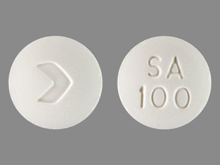 SA 100: (16252-592) Sumatriptan 100 mg (Sumatriptan Succinate 140 mg) Oral Tablet by American Health Packaging