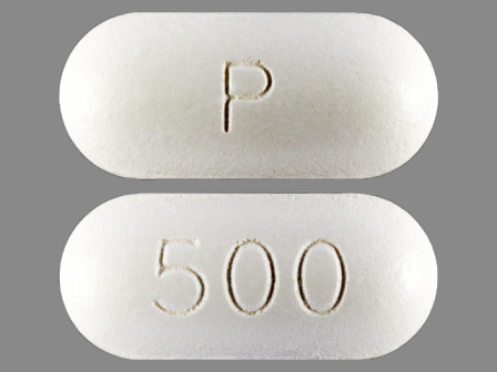 P 500: (16571-412) Ciprofloxacin 500 mg Oral Tablet by Remedyrepack Inc.