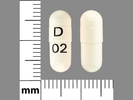 D 02: (16714-661) Gabapentin 100 mg Oral Capsule by Blenheim Pharmacal, Inc.