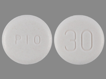 PIO 30: (16729-021) Pioglitazone Hydrochloride 30 mg Oral Tablet by Preferred Pharmaceuticals Inc.