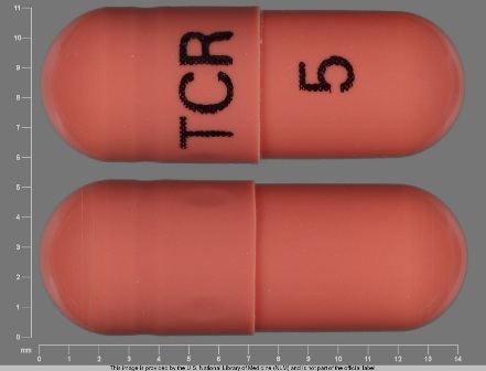 TCR 5: (16729-043) Tacrolimus 5 mg (As Anhydrous Tacrolimus) Oral Capsule by Ingenus Pharmaceuticals, LLC