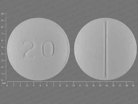 20: (16729-170) Escitalopram 20 mg Oral Tablet, Film Coated by Tya Pharmaceuticals