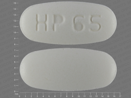 HP65: (23155-065) Metronidazole 500 mg Oral Tablet by Nucare Pharmaceuticals, Inc.