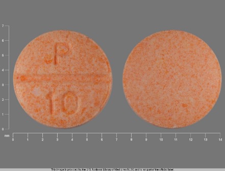 P 10: Propranolol Hydrochloride 10 mg Oral Tablet