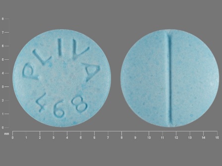 PLIVA 468: Propranolol Hydrochloride 20 mg Oral Tablet