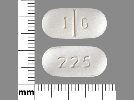 225 IG: (24658-130) Gemfibrozil 600 mg Oral Tablet by Epic Pharma, LLC