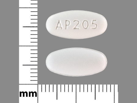 AP205: (24658-163) Alendronic Acid 70 mg (As Alendronate Sodium 91.4 mg) Oral Tablet by Blu Pharmaceuticals, LLC