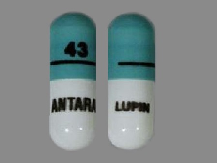 43 ANTARA LUPIN: (27437-109) Antara 43 mg Oral Capsule by Lupin Pharma