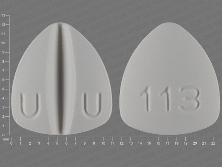 U U 113: (29300-113) Lamotrigine 150 mg Oral Tablet by Unichem Pharmaceuticals (Usa), Inc.