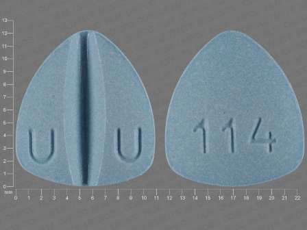 U U 114: (29300-114) Lamotrigine 200 mg Oral Tablet by Preferred Pharmaceuticals Inc.