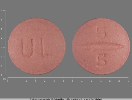 UL 5 5: (29300-126) Bisoprolol Fumarate 5 mg Oral Tablet by Bryant Ranch Prepack