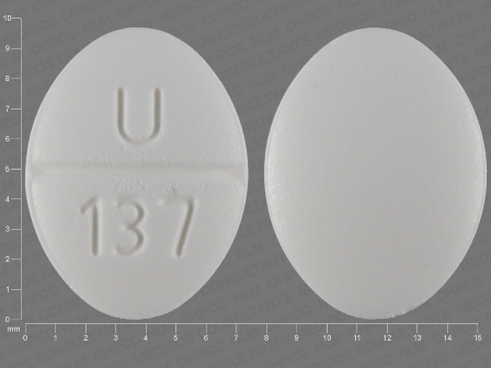 U 137: (29300-137) Clonidine Hydrochloride .3 mg Oral Tablet by A-s Medication Solutions