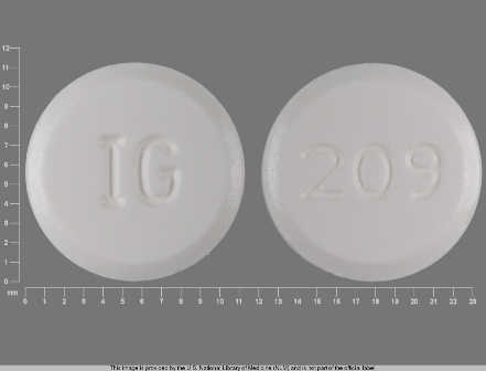 209 IG: Terbinafine (As Terbinafine Hydrochloride) 250 mg Oral Tablet