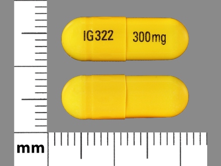 IG322 300mg: Gabapentin 300 mg Oral Capsule