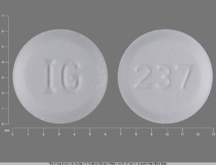 237 IG: (31722-237) Amlodipine (As Amlodipine Besylate) 2.5 mg Oral Tablet by Unit Dose Services