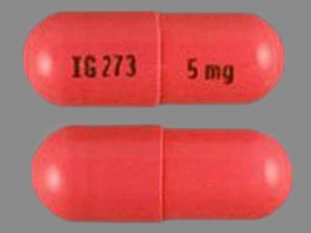 IG273 5mg: (31722-273) Ramipril 5 mg Oral Capsule by Camber Pharmaceuticals