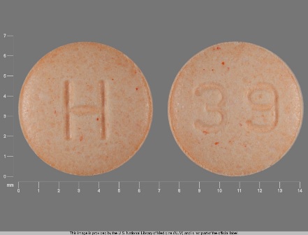 H 39: Hydralazine Hydrochloride 25 mg Oral Tablet