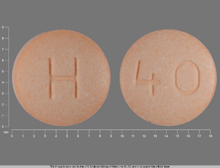 H 40: Hydralazine Hydrochloride 50 mg Oral Tablet