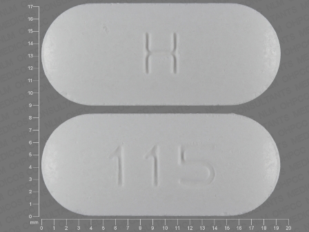 115 H: (31722-534) Methocarbamol 750 mg Oral Tablet by Bryant Ranch Prepack