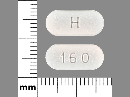 160 H: (31722-731) Irbesartan 300 mg Oral Tablet by Remedyrepack Inc.