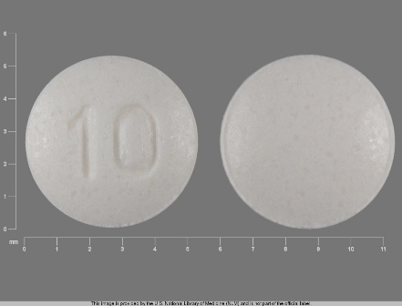 10: (41616-636) Alendronic Acid 10 mg (As Alendronate Sodium 13.1 mg) Oral Tablet by Sun Pharma Global Inc.
