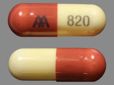 AA 820: (42291-120) Amoxicillin 250 mg Oral Capsule by Avkare, Inc.