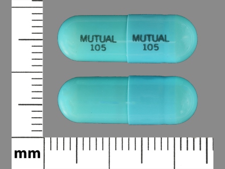 Mutual 105: (42291-250) Doxycycline (As Doxycycline Hyclate) 100 mg Oral Capsule by Remedyrepack Inc.