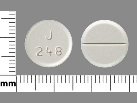 J 248: (42291-369) Lamotrigine 25 mg Oral Tablet by Remedyrepack Inc.