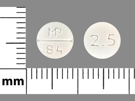 2 5 MP 84: (42291-618) Minoxidil 2.5 mg Oral Tablet by Bryant Ranch Prepack