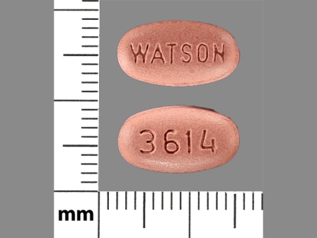 WATSON 3614: (42291-711) Ropinirole 8 mg 24 Hr Extended Release Tablet by Avkare, Inc.