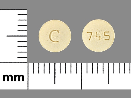 745 C: Repaglinide 1 mg/1 Oral Tablet