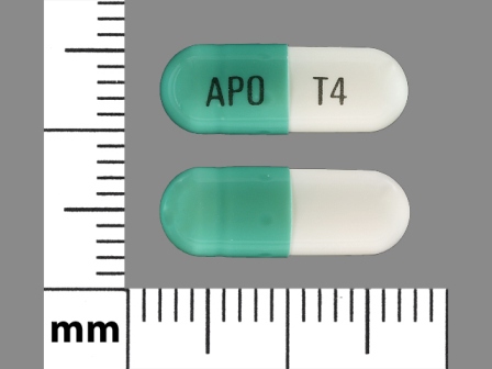 APO T4: (42291-811) Tizanidine Hydrochloride 4 mg Oral Capsule, Gelatin Coated by Avkare, Inc.