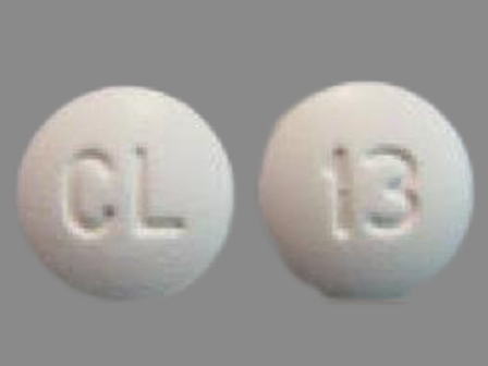 CL 13: Hyoscyamine Sulfate 0.125 mg Oral Tablet