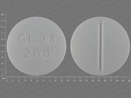 CL38 200: (43199-038) Labetalol Hydrochloride 200 mg Oral Tablet by A-s Medication Solutions
