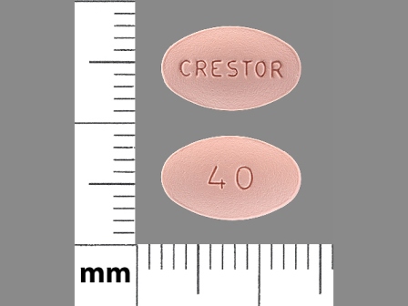 40 crestor: Crestor 40 mg Oral Tablet, Film Coated