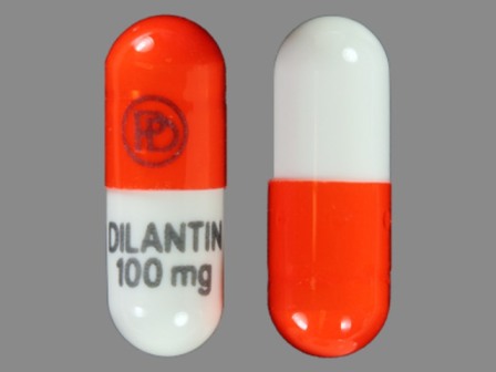 PD DILANTIN 100 mg: (43353-131) Dilantin 100 mg Extended Release Capsule by Aphena Pharma Solutions - Tennessee, Inc.