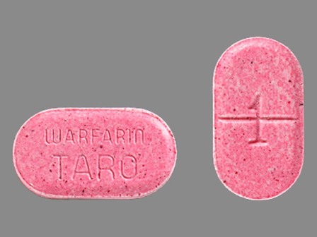 1 WARFARIN TARO: (43353-584) Warfarin Sodium 1 mg/1 Oral Tablet by Aidarex Pharmaceuticals LLC
