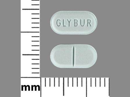 GLYBUR: Glyburide 5 mg Oral Tablet