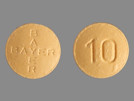 BAYER 10: (43353-741) Levitra 10 mg Oral Tablet by Aphena Pharma Solutions - Tennessee, Inc.