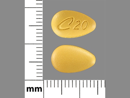 C 20: (43353-857) Cialis 20 mg Oral Tablet, Film Coated by Unit Dose Services