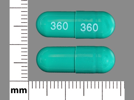 360: Diltiazem Hydrochloride 360 mg Oral Capsule, Extended Release