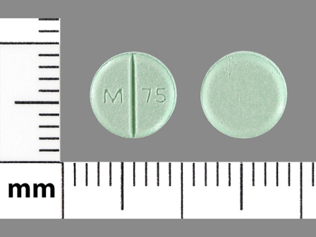 M 75: (43353-922) Chlorthalidone 50 mg Oral Tablet by Aphena Pharma Solutions - Tennessee, LLC