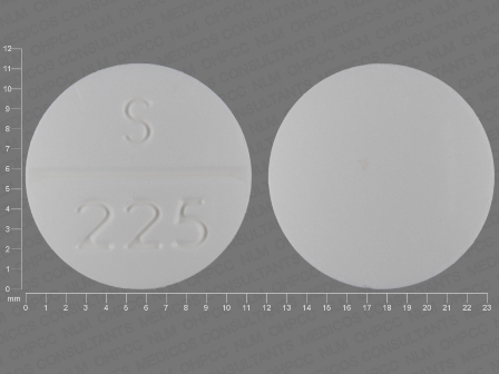 S225: (43547-225) Methocarbamol 500 mg Oral Tablet by Blenheim Pharmacal, Inc.
